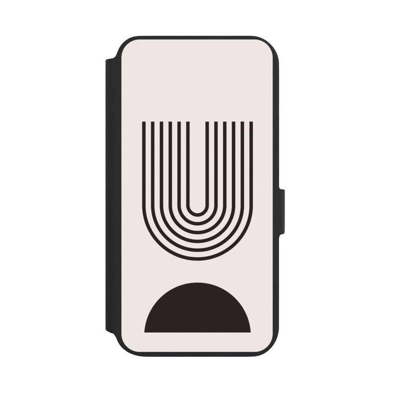 Galaxy S22 + NIVOflip Modern Art Black Lines