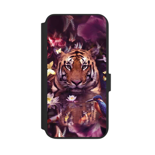 Samsung Galaxy S22+ NIVOflip Tiger Blumenrahmen