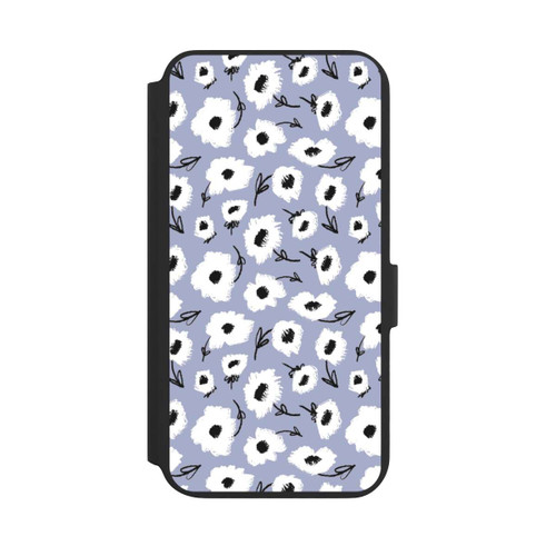 Samsung Galaxy S22+ NIVOflip Pattern Fleurs Lilas
