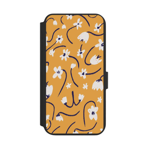 Samsung Galaxy S22+ NIVOflip Pattern Petites Fleurs Jaunes