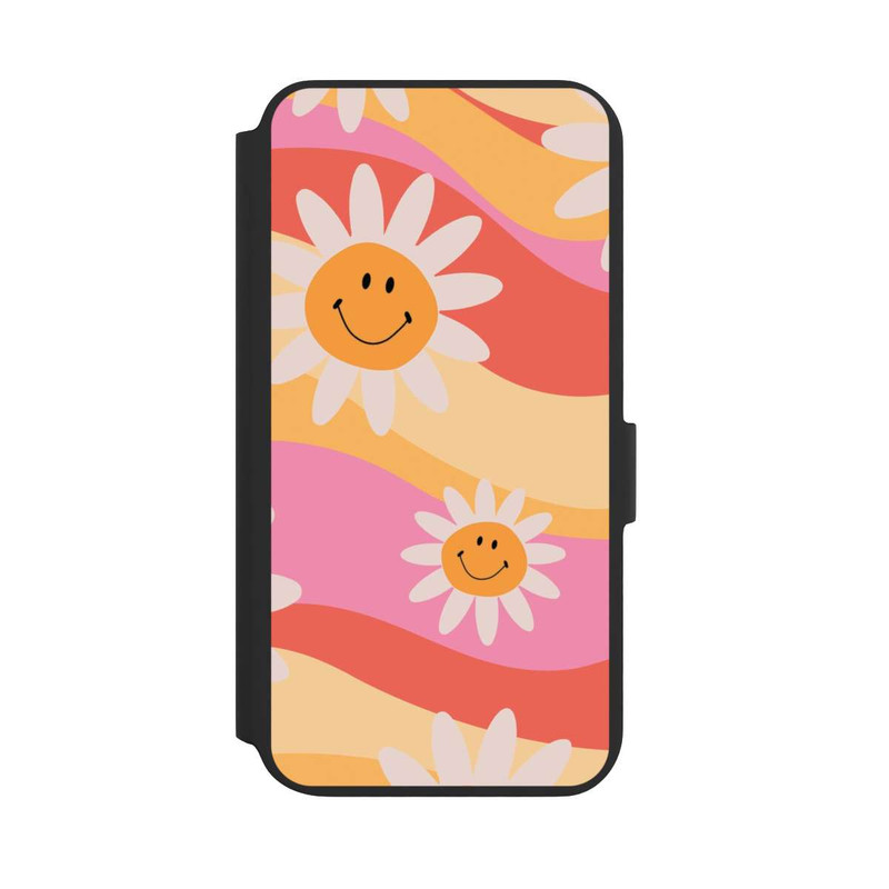 Galaxy S22 + NIVOflip Retro Smiles Orange Colorful