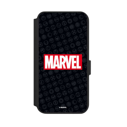 Samsung Galaxy S22+ NIVOflip Marvel Logo Black Red 