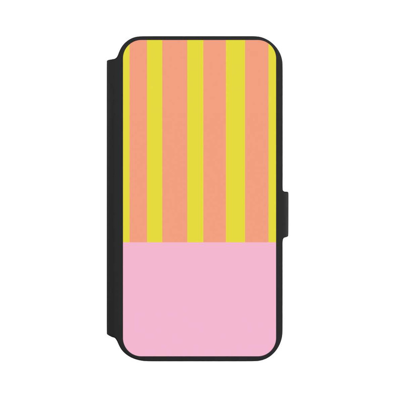 Galaxy S22 + NIVOflip Neonfarbige Streifen