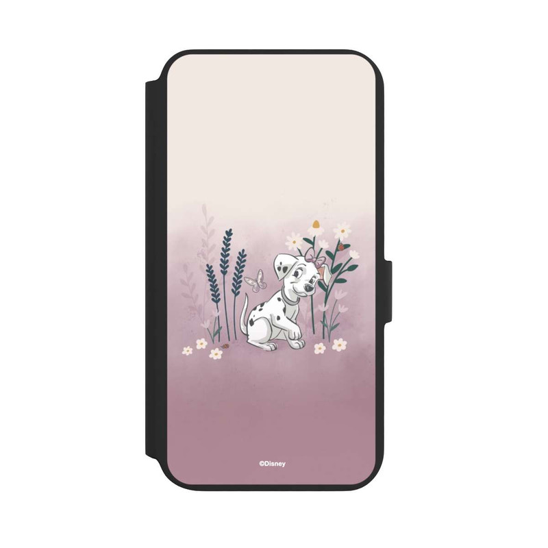 Galaxy S22 + NIVOflip 101 Dalamatiner mit Blumen