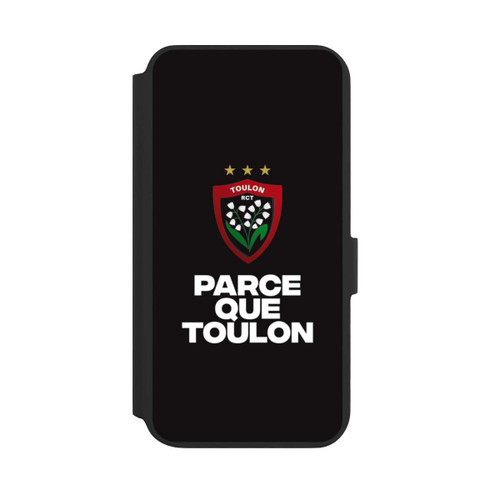 Samsung Galaxy S22+ NIVOflip Parce Que Toulon Noir