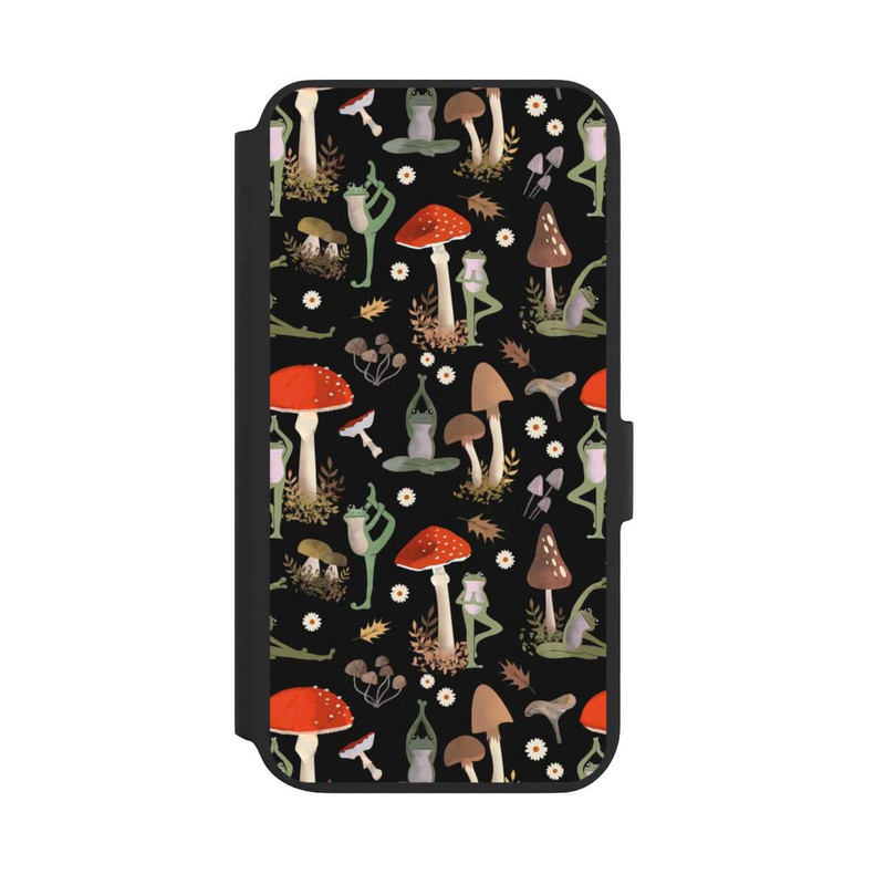 Galaxy S22 + NIVOflip Yoga-Frösche mit Pilzen