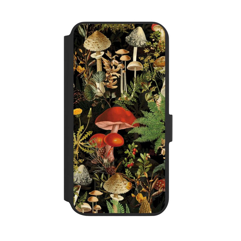 Galaxy S22 + NIVOflip Verschiedene Pilze Im Wald