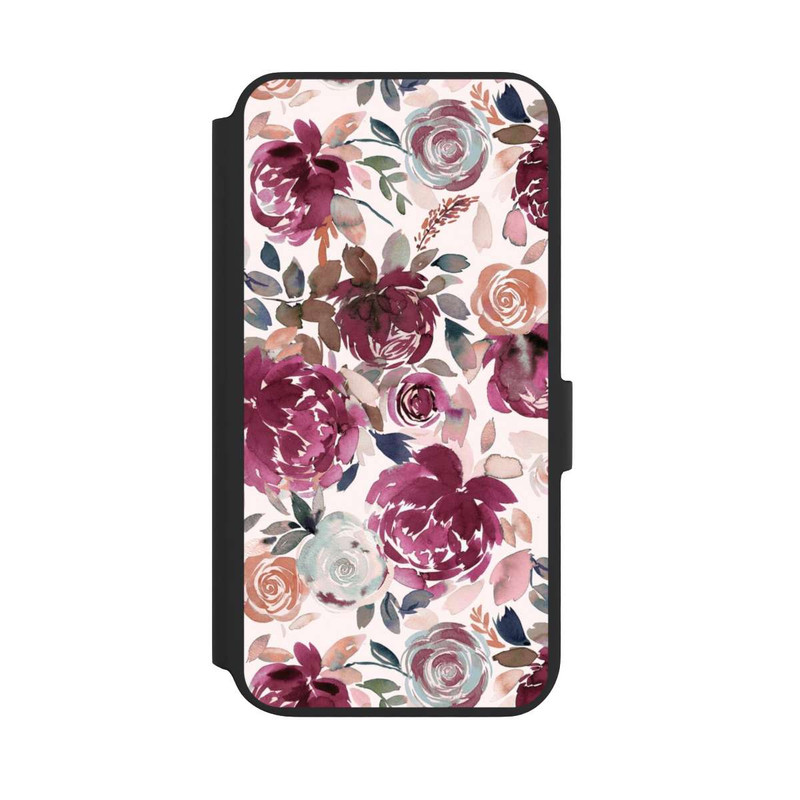 Galaxy S22 + NIVOflip Pivoines et roses d'automne Rose