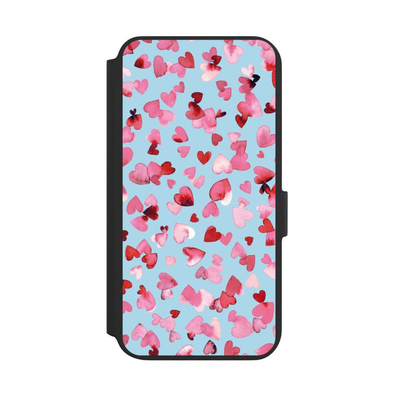 Galaxy S22 + NIVOflip Valentinstagsherzen in rosa blau
