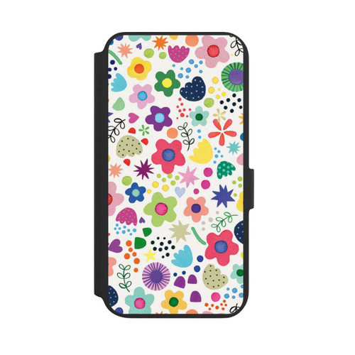 Samsung Galaxy S22+ NIVOflip Psychedelische Blumen bunt