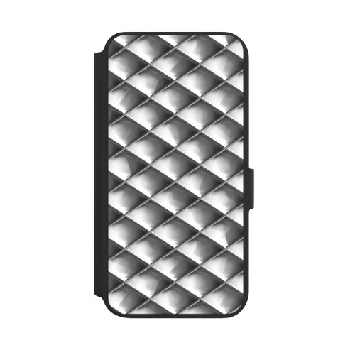 Samsung Galaxy S22+ NIVOflip Glamour Silver Squares
