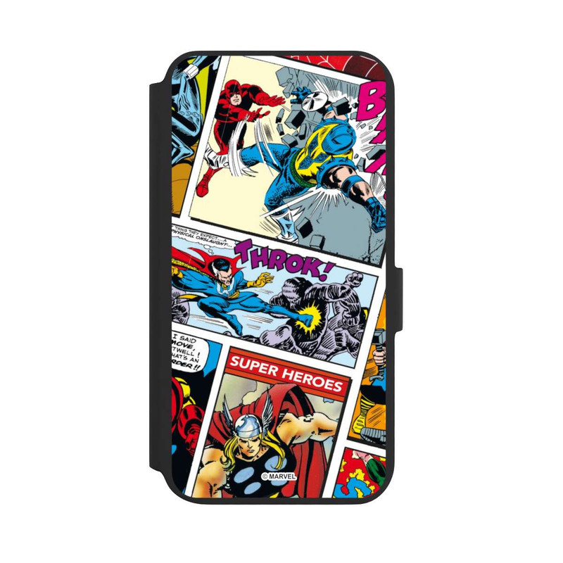 Galaxy S22 + NIVOflip Marvel Retro Comic Blue