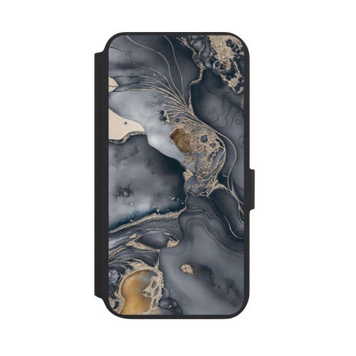 Samsung Galaxy S22+ NIVOflip Alcohol Ink Gold Grey with AI
