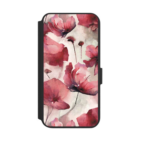 Samsung Galaxy S22+ NIVOflip Wild Poppies Seamless Watercolour with AI