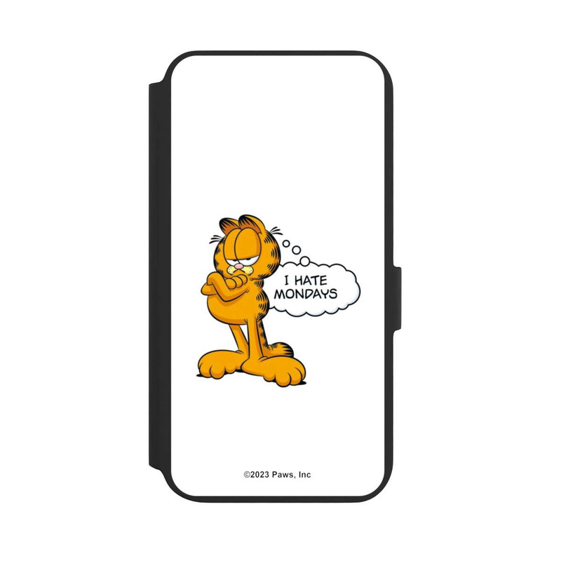 Galaxy S22 + NIVOflip Garfield I Hate Mondays Weiß
