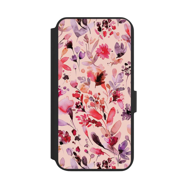 Galaxy S22 + NIVOflip Fleurs artistiques Viva Magenta