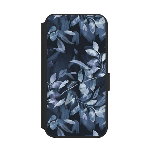Samsung Galaxy S22+ NIVOflip Aquarelle Feuilles Mystiques Marine
