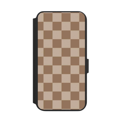 Samsung Galaxy S22+ NIVOflip Braun Karo