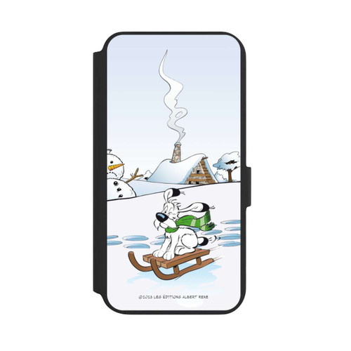 Samsung Galaxy S22+ NIVOflip Idéfix fait du traîneau