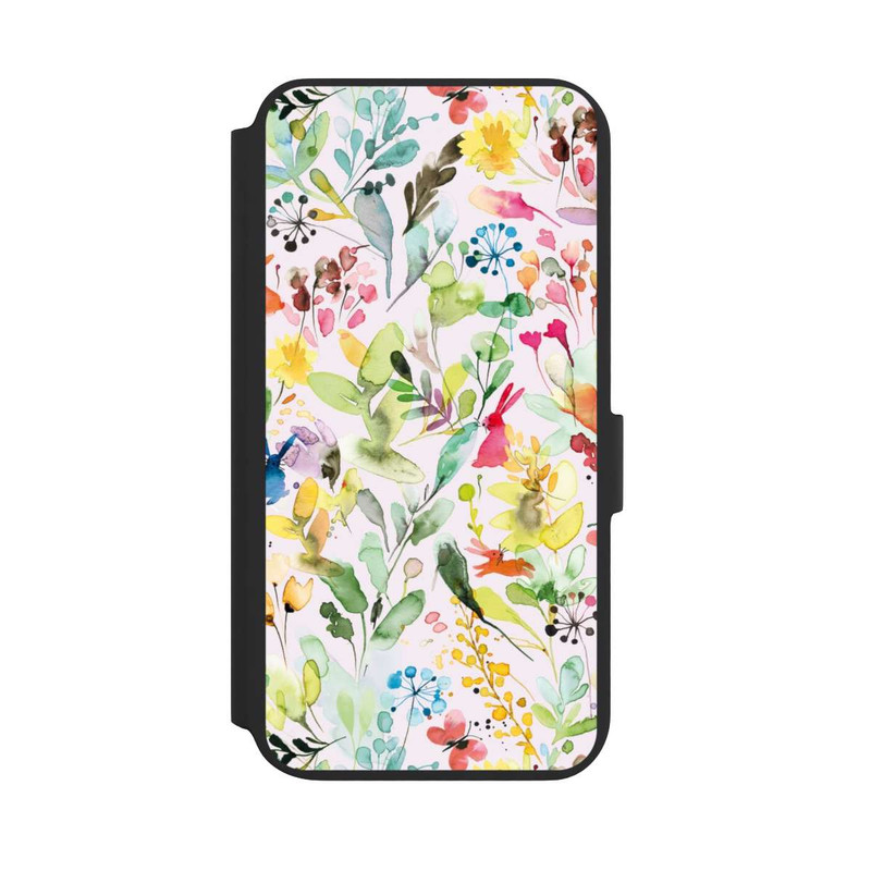 Galaxy S22 + NIVOflip Wild Flowers Meadow Pink