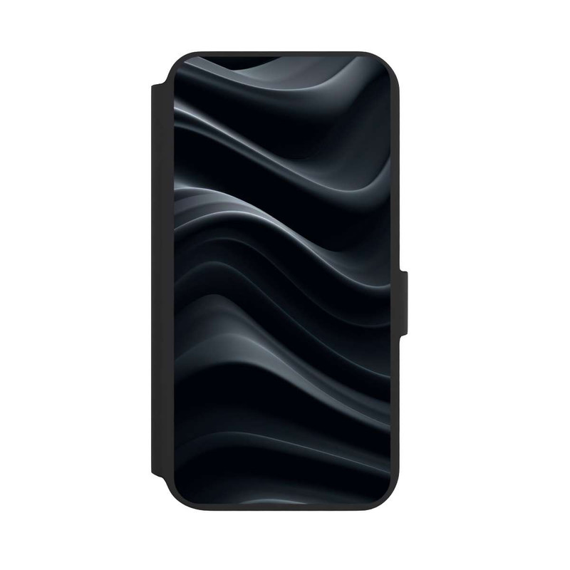 Galaxy S22 + NIVOflip Black Waves Texture
