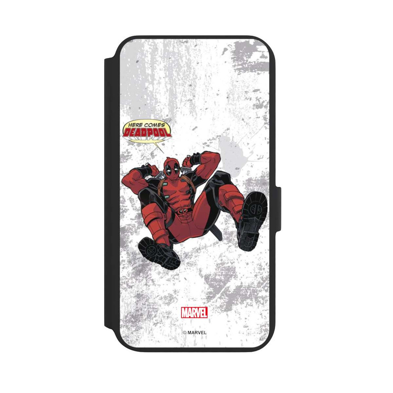 Galaxy S22 + NIVOflip Here Comes Deadpool