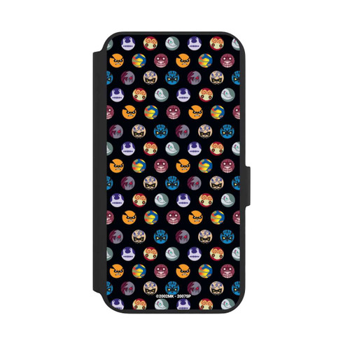 Samsung Galaxy S22+ NIVOflip Bijuu Muster Schwarz
