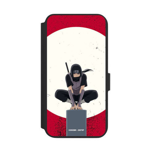 Samsung Galaxy S22+ NIVOflip Itachi Uchiha Symbol Roter Hintergrund