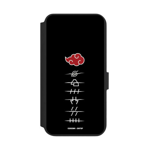Samsung Galaxy S22+ NIVOflip Akatsuki Mitgliedssymbole Schwarz