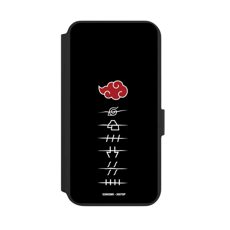 Galaxy S22 + NIVOflip Akatsuki Mitgliedssymbole Schwarz
