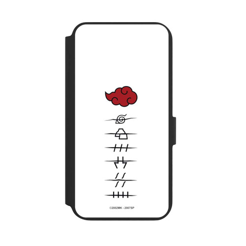 Samsung Galaxy S22+ NIVOflip Akatsuki Mitgliedersymbole Weiß