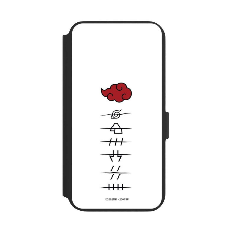 Galaxy S22 + NIVOflip Symboles blancs des membres d'Akatsuki