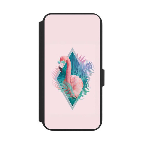 Samsung Galaxy S22+ NIVOflip Tropical Leaves Flamingo