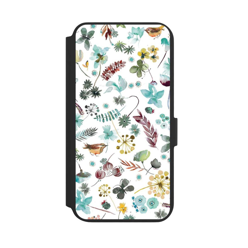 Galaxy S22 + NIVOflip Botanischer Schmetterling Natur Blau