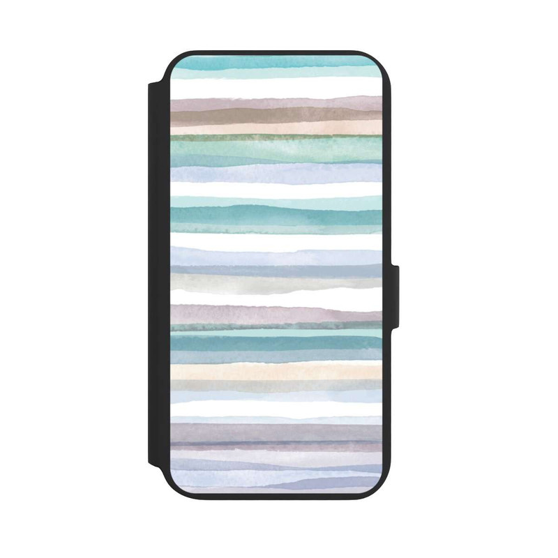 Galaxy S22 + NIVOflip Pastel Stripes Blue
