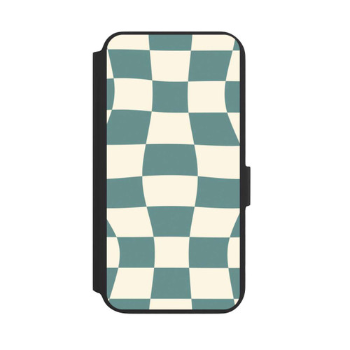 Samsung Galaxy S22+ NIVOflip Schachbrett Petrol
