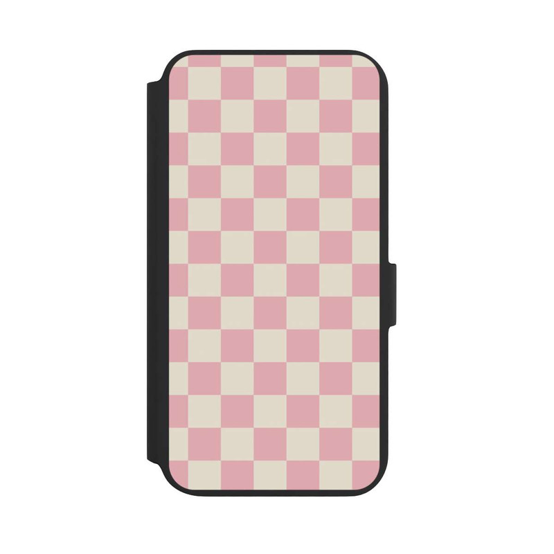 Galaxy S22 + NIVOflip Schachbrett Rosa