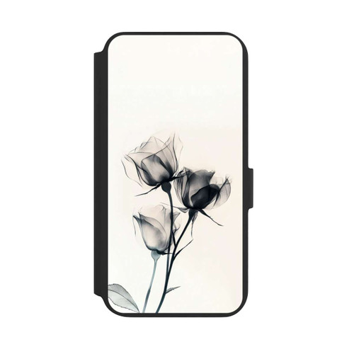 Samsung Galaxy S22+ NIVOflip Schwarze Blume