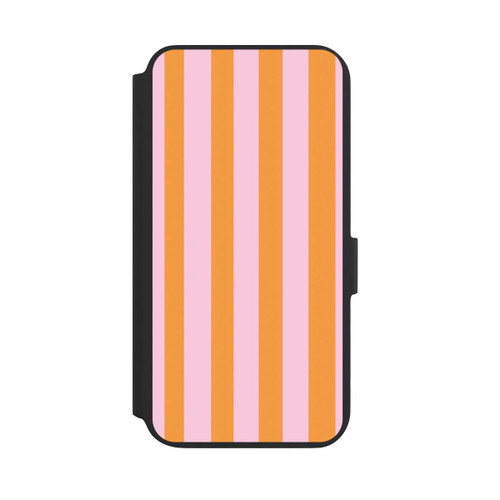 Samsung Galaxy S22+ NIVOflip Orange Rosa Streifen
