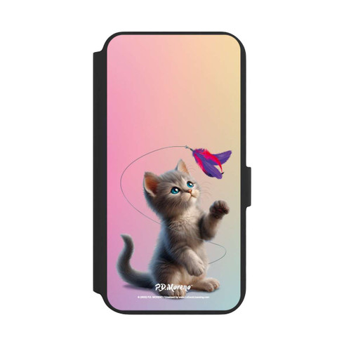 Samsung Galaxy S22+ NIVOflip Playing Cat with Feather