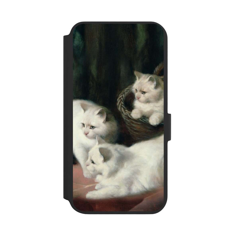 Galaxy S22 + NIVOflip Three White Angora Kittens