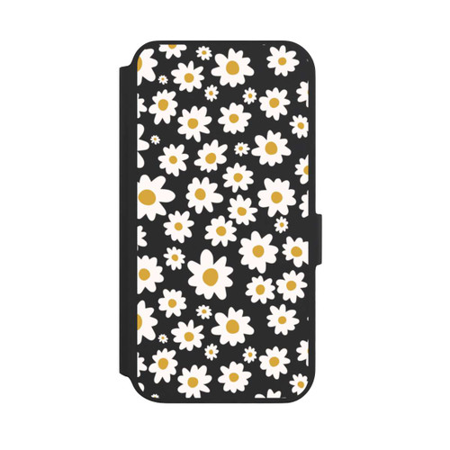 Samsung Galaxy S22+ NIVOflip Daisy Flower Seamless Pattern Transparent