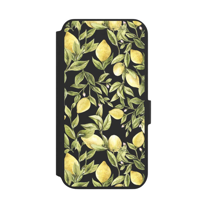 Galaxy S22 + NIVOflip Lemon Summer Pattern Transparent