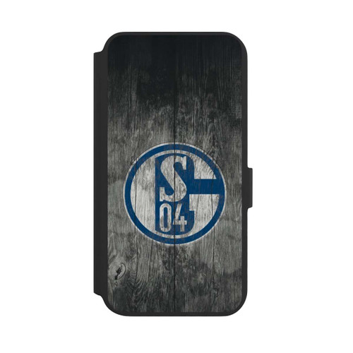 Samsung Galaxy S22+ NIVOflip Schalke 04 Holz Look