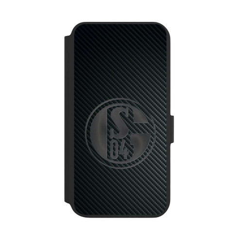 Samsung Galaxy S22+ NIVOflip Schalke 04 Carbon Look