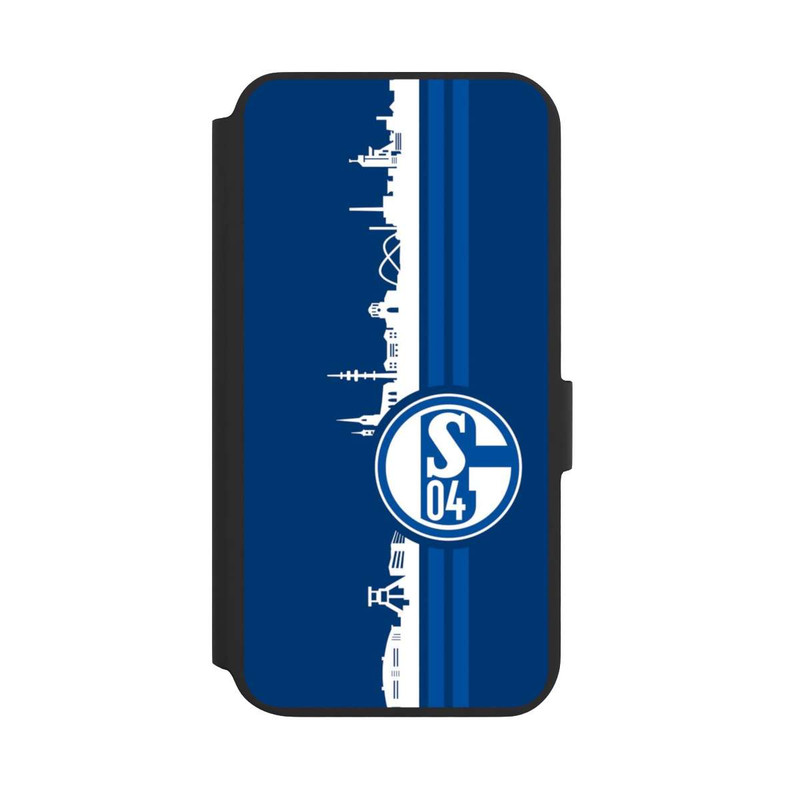 Galaxy S22 + NIVOflip Schalke 04 Skyline Blau