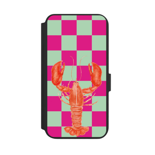 Samsung Galaxy S22+ NIVOflip Pink Checkers Lobster