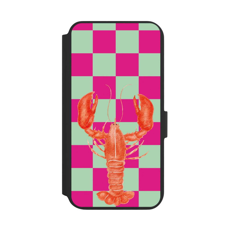 Galaxy S22 + NIVOflip Pink Checkers Lobster