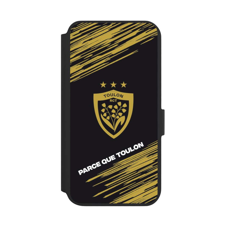 Galaxy S22 + NIVOflip RCT Logo Gold Monochrom