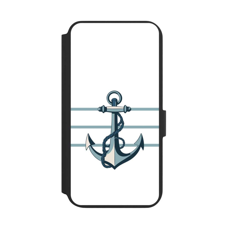Galaxy S22 + NIVOflip Anchor Line White with AI